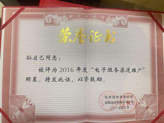 电子服务渠道推广明星